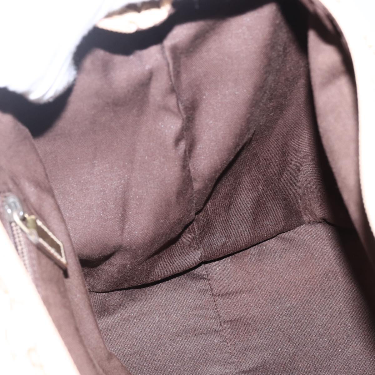 GUCCI GG Canvas Sherry Line Tote Bag Beige Pink 131231 Auth ep13301