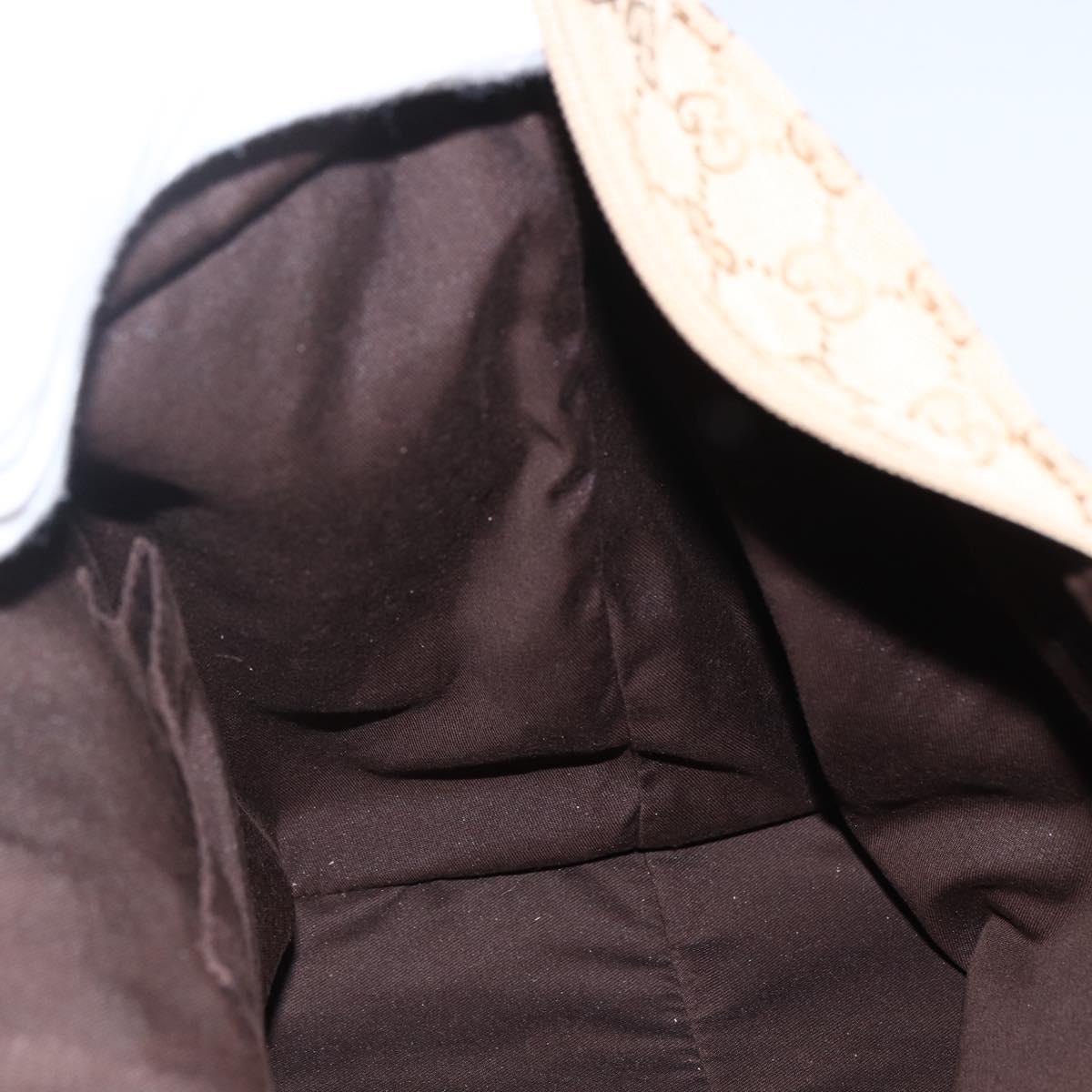 GUCCI GG Canvas Sherry Line Tote Bag Beige Pink 131231 Auth ep13301