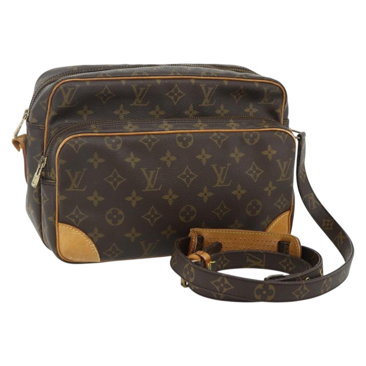 LOUIS VUITTON Monogram Nile Shoulder Bag M45244 LV Auth ep13302