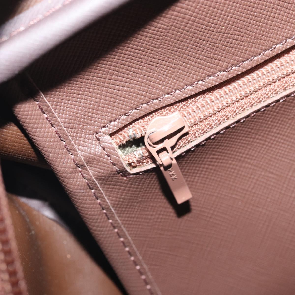Burberrys Nova Check Boston Bag Canvas Beige Gold Auth ep13303