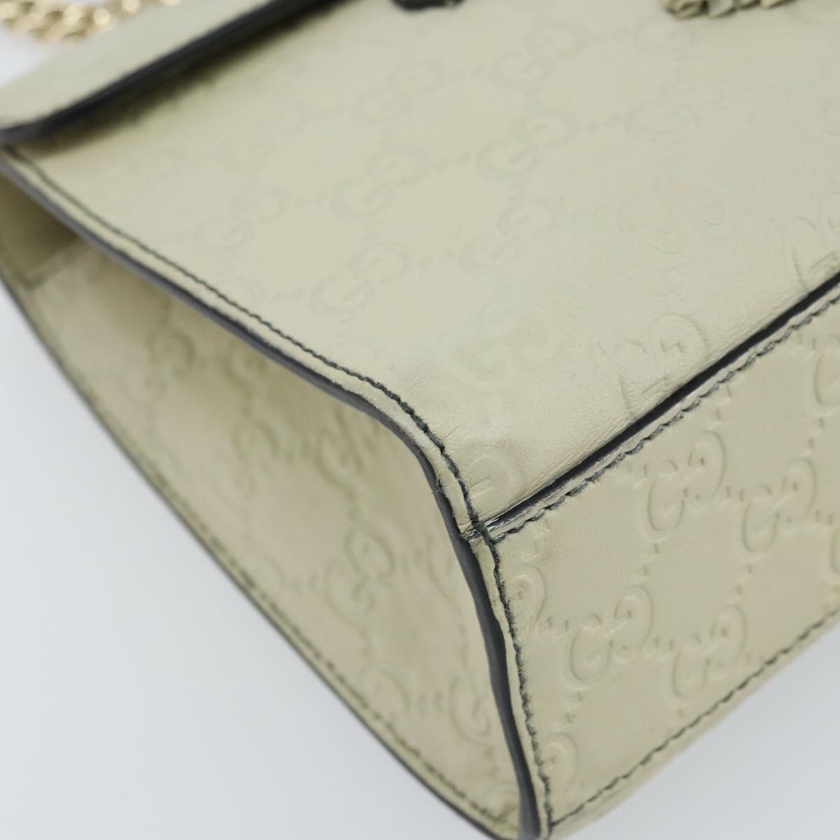 GUCCI GG Canvas Guccissima Horsebit Chain Horsebit Bag 295402 Auth ep13311