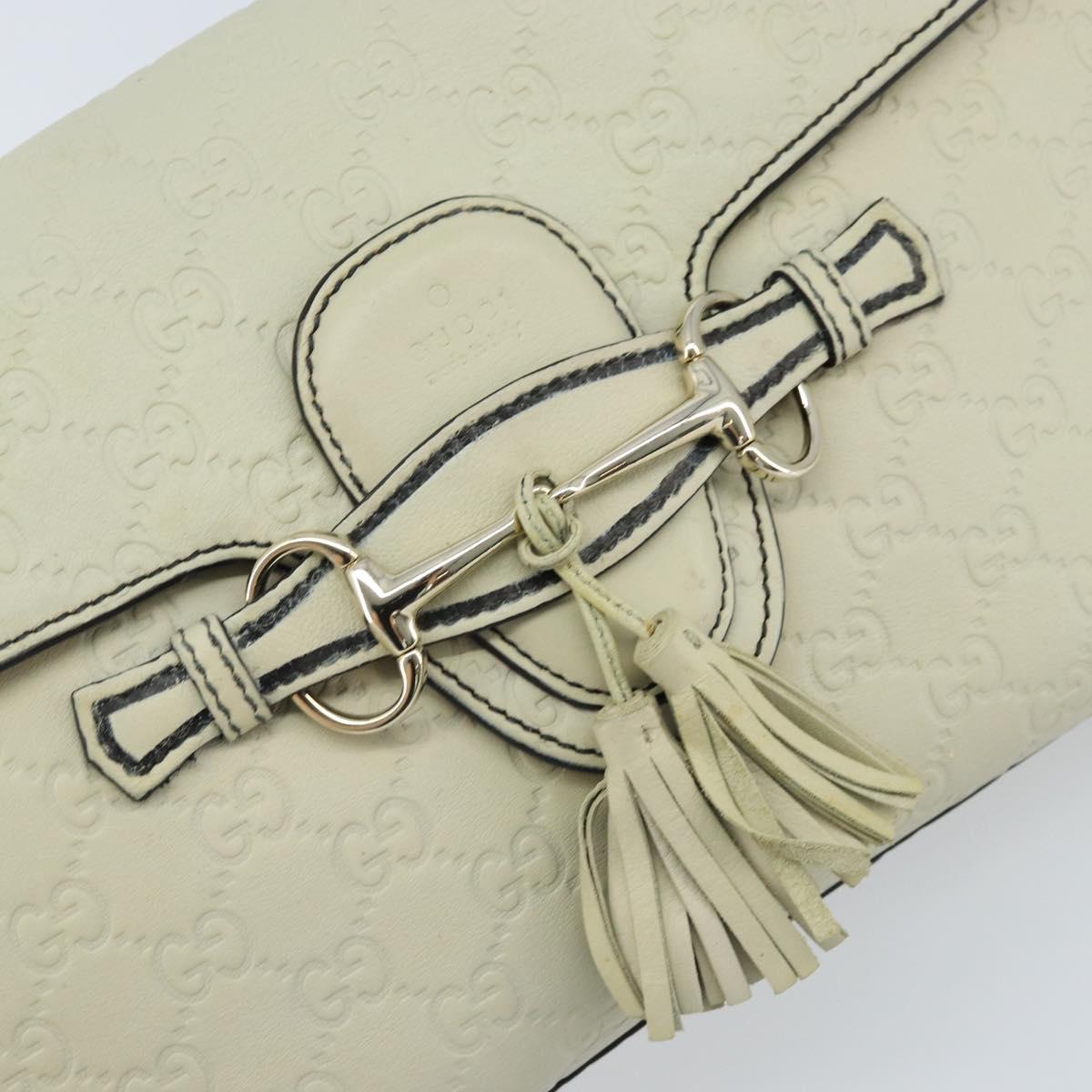 GUCCI GG Canvas Guccissima Horsebit Chain Horsebit Bag 295402 Auth ep13311