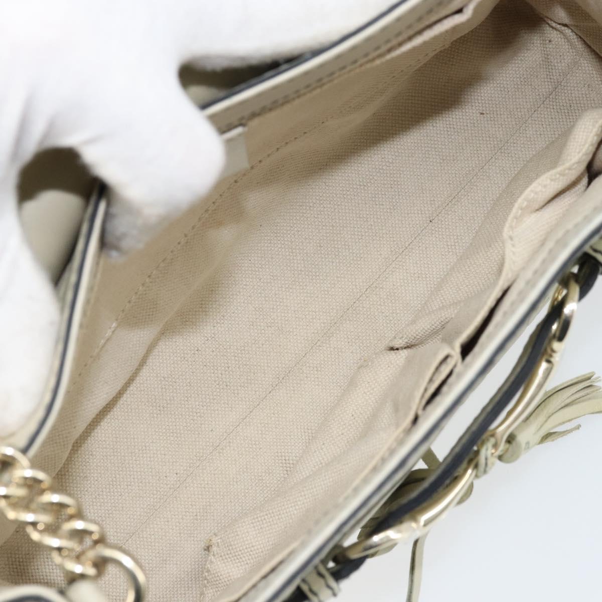 GUCCI GG Canvas Guccissima Horsebit Chain Horsebit Bag 295402 Auth ep13311