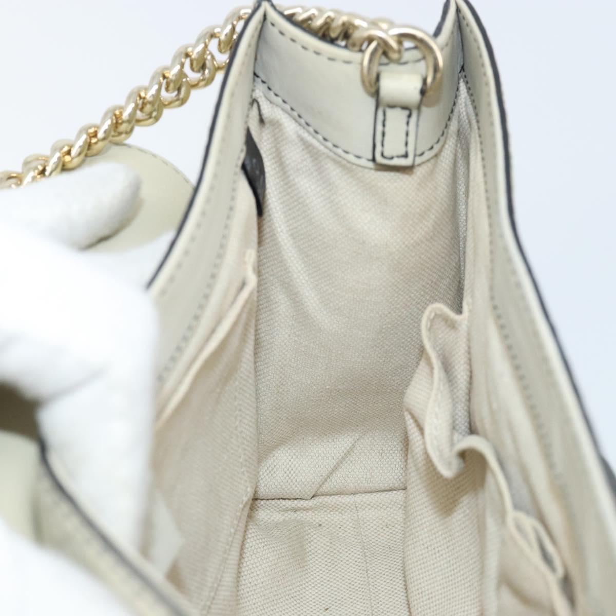 GUCCI GG Canvas Guccissima Horsebit Chain Horsebit Bag 295402 Auth ep13311