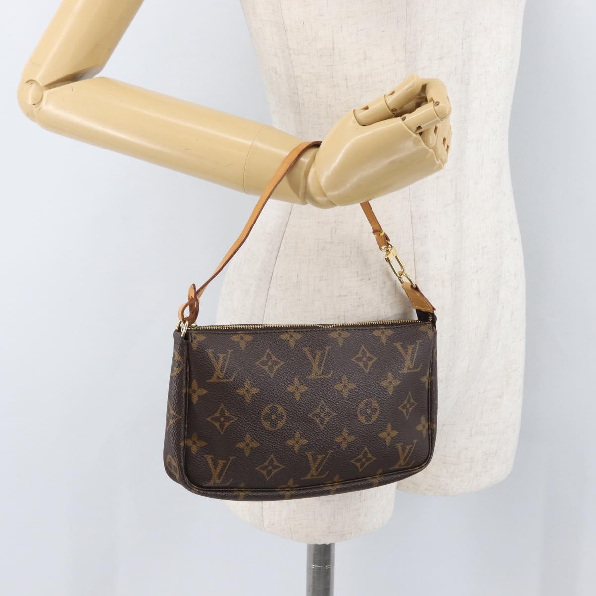 LOUIS VUITTON Monogram Pochette Accessoires Pouch M51980 LV Auth ep13319