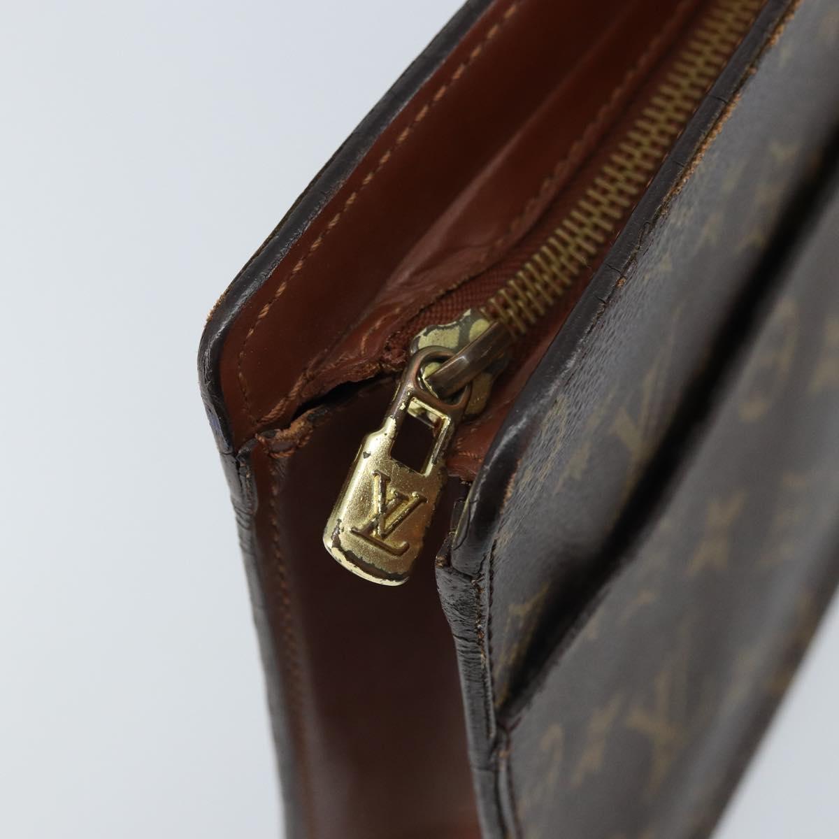 LOUIS VUITTON Monogram Pochette Homme Clutch Bag M51795 LV Auth ep13320
