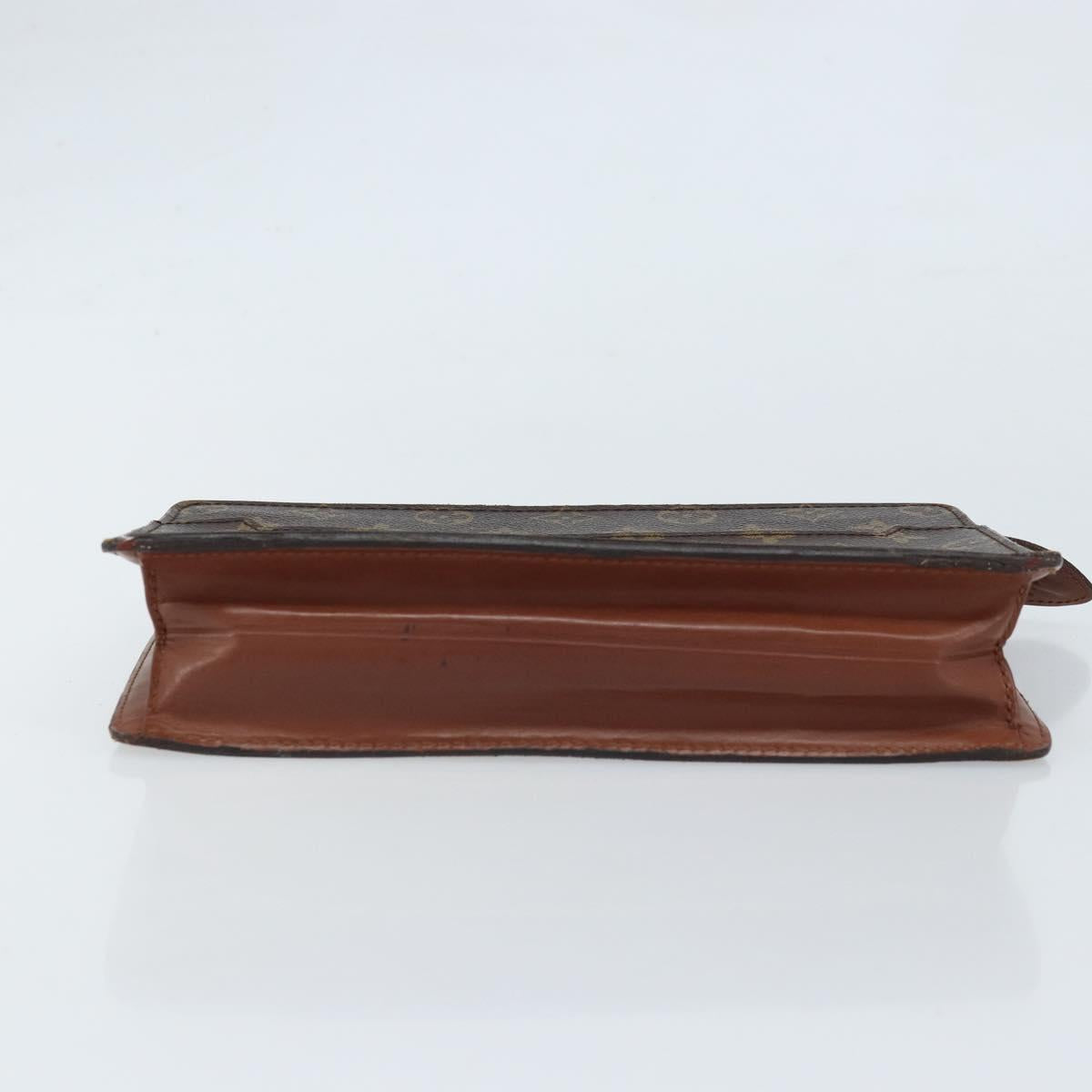 LOUIS VUITTON Monogram Pochette Homme Clutch Bag M51795 LV Auth ep13320