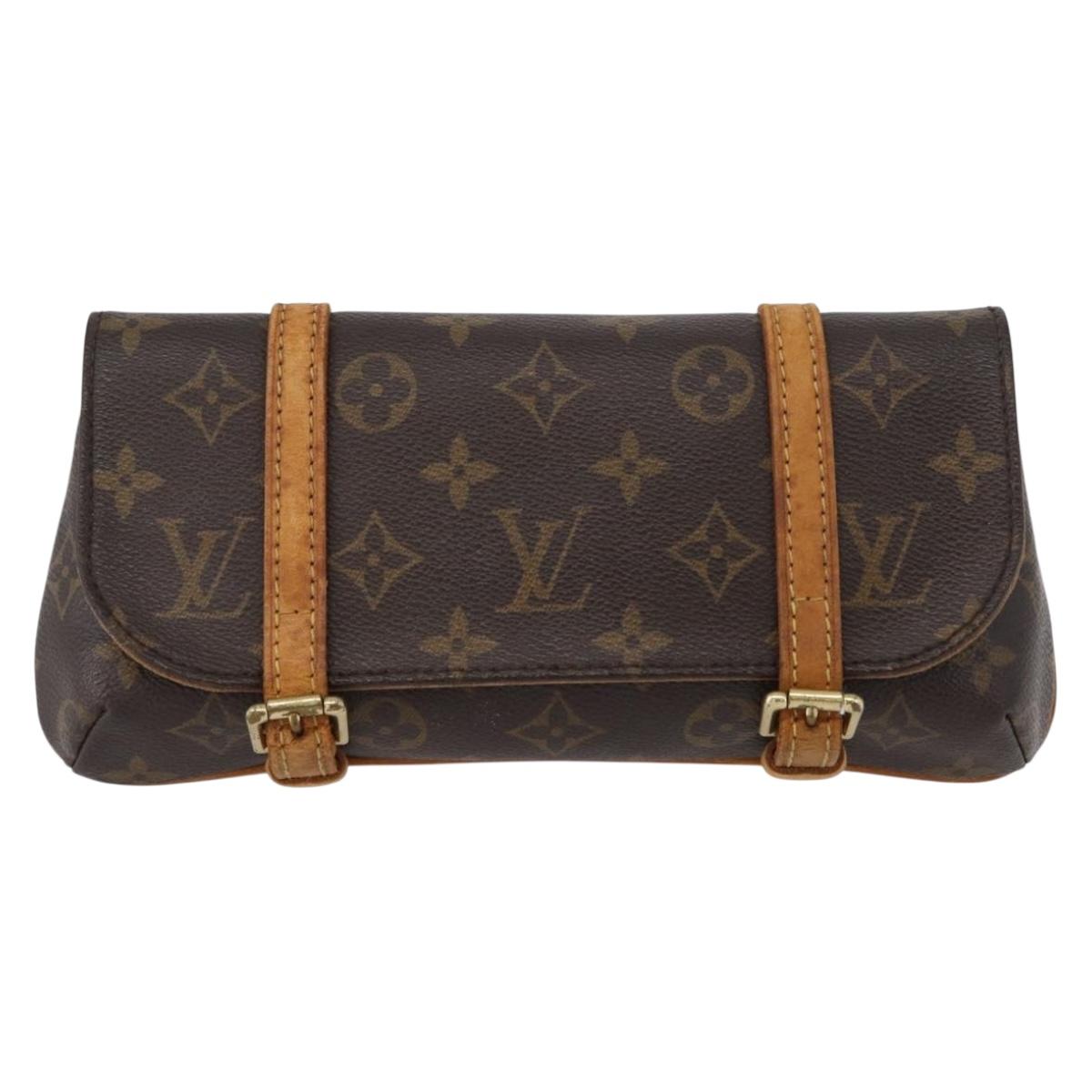 LOUIS VUITTON Monogram Pochette Marrell Waist bag M51159 LV Auth ep13325