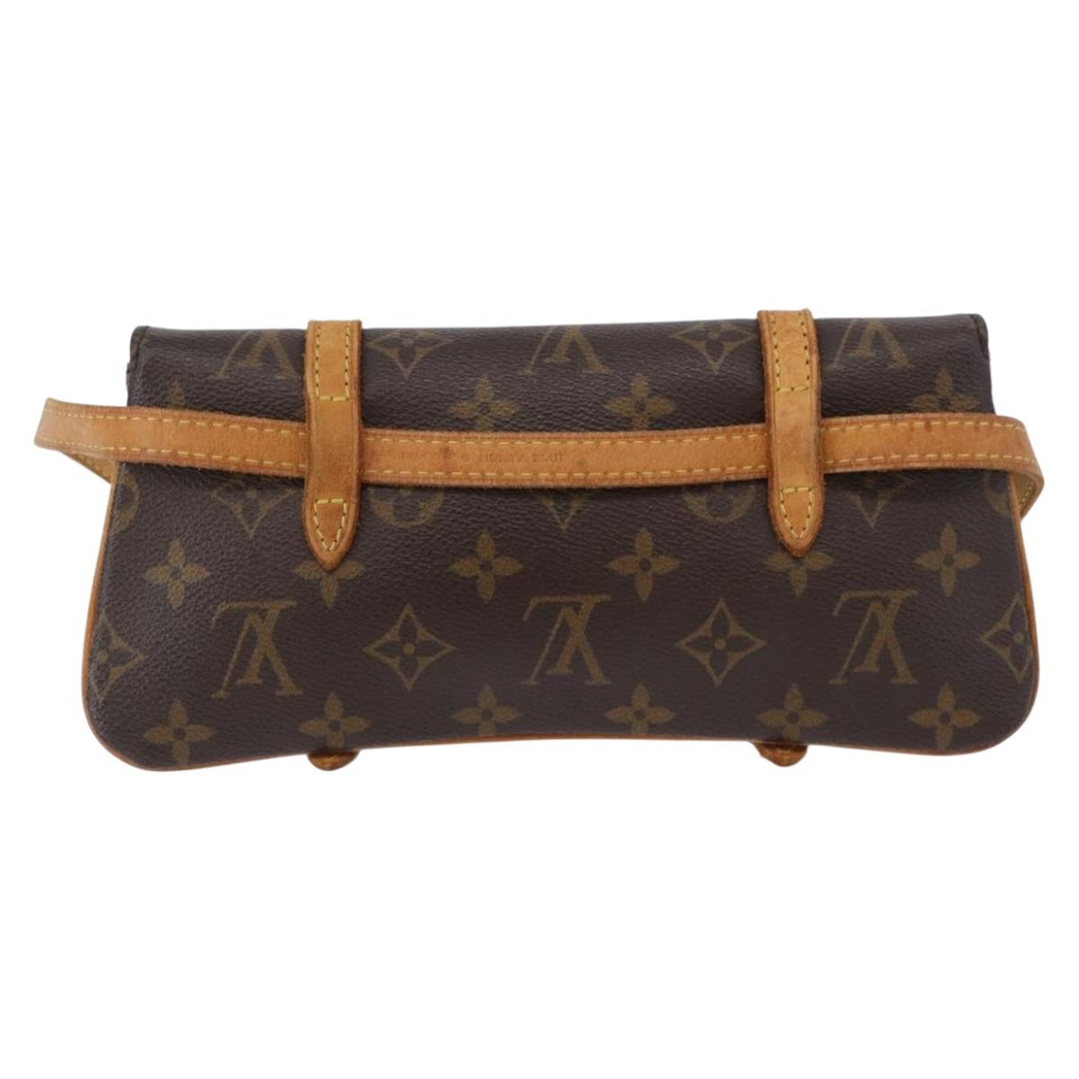 LOUIS VUITTON Monogram Pochette Marrell Waist bag M51159 LV Auth ep13325
