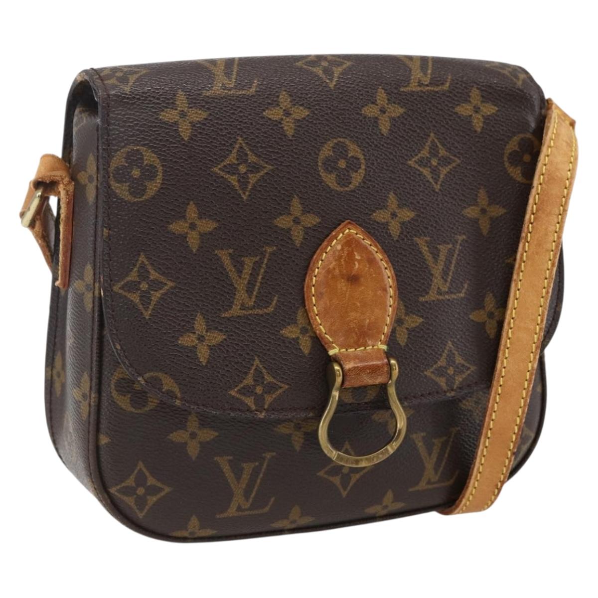 LOUIS VUITTON Monogram Saint Cloud MM Shoulder Bag M51243 LV Auth ep13328