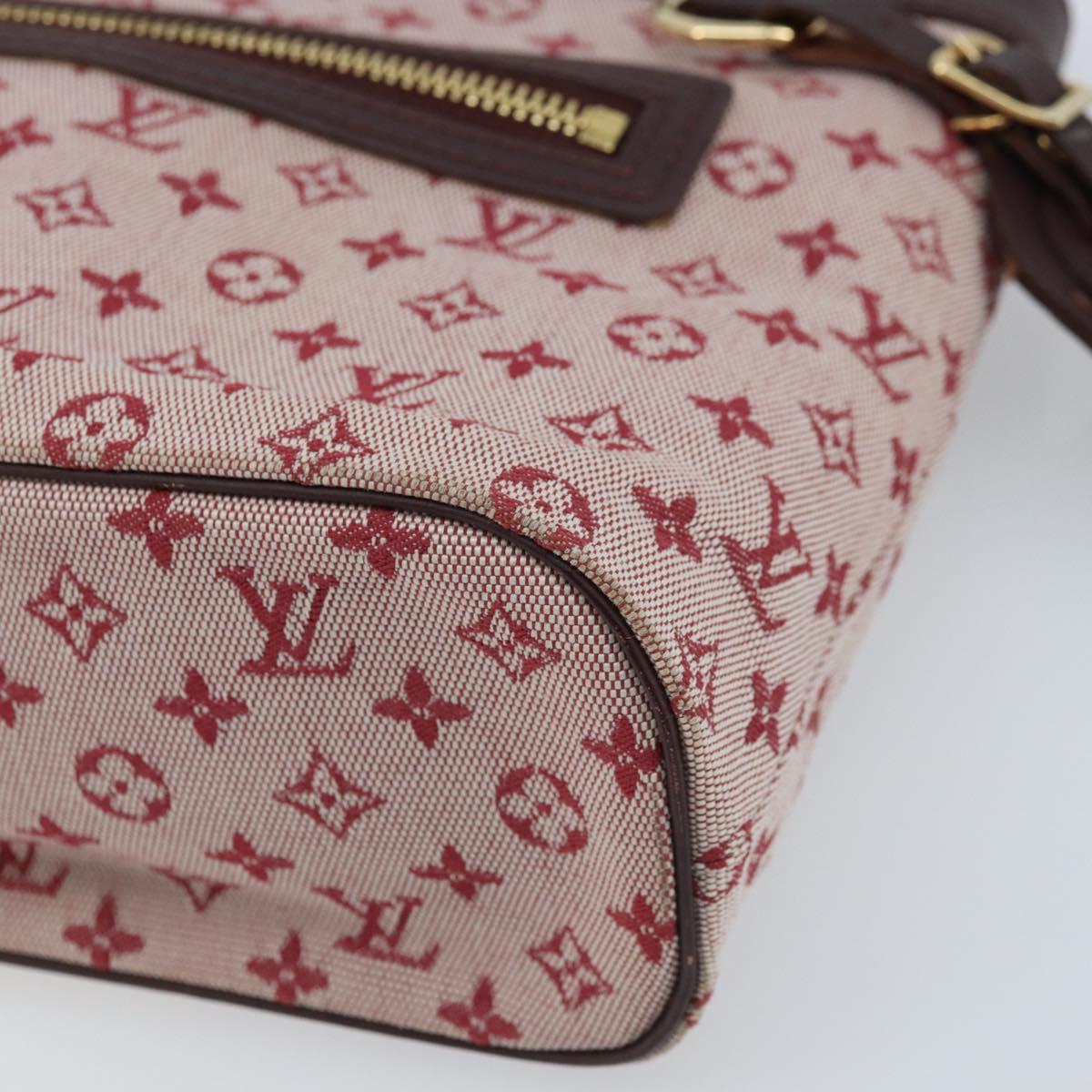 LOUIS VUITTON Monogram Mini Lucille PM Hand Bag Red M92678 LV Auth ep13329