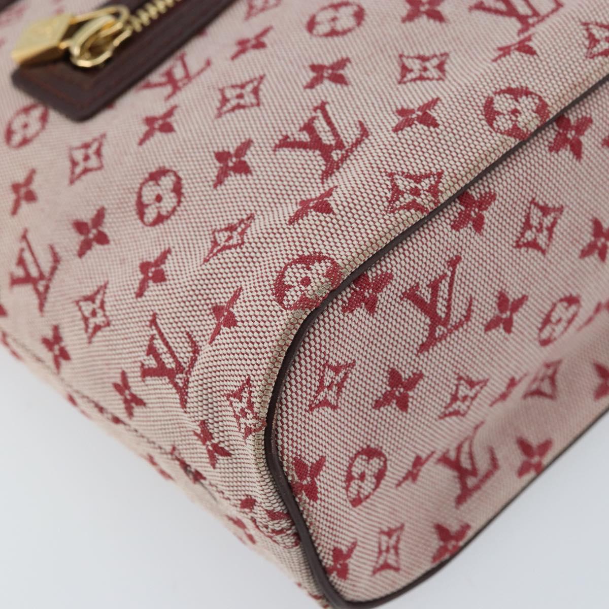 LOUIS VUITTON Monogram Mini Lucille PM Hand Bag Red M92678 LV Auth ep13329