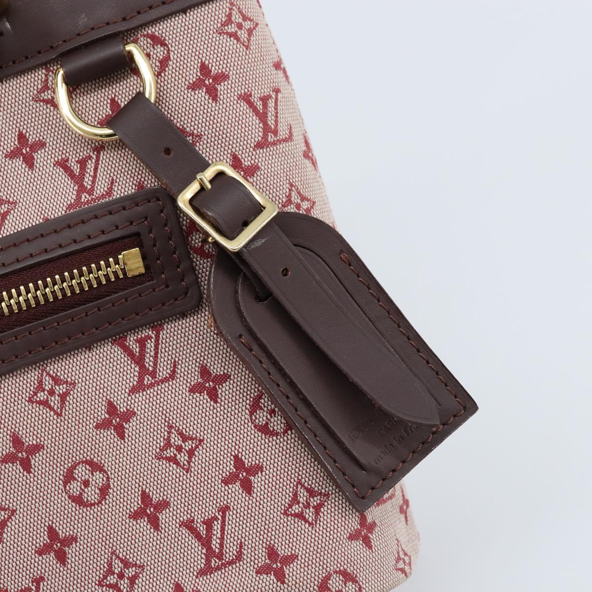 LOUIS VUITTON Monogram Mini Lucille PM Hand Bag Red M92678 LV Auth ep13329