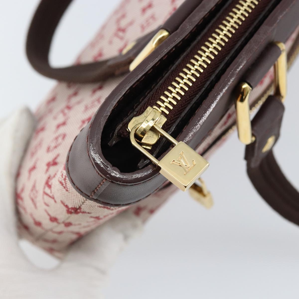 LOUIS VUITTON Monogram Mini Lucille PM Hand Bag Red M92678 LV Auth ep13329