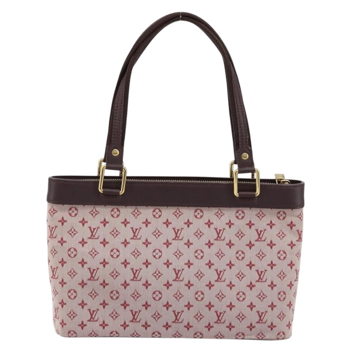 LOUIS VUITTON Monogram Mini Lucille PM Hand Bag Red M92678 LV Auth ep13329