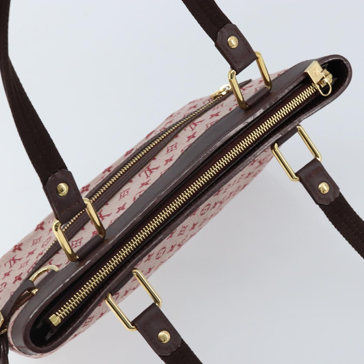 LOUIS VUITTON Monogram Mini Lucille PM Hand Bag Red M92678 LV Auth ep13329