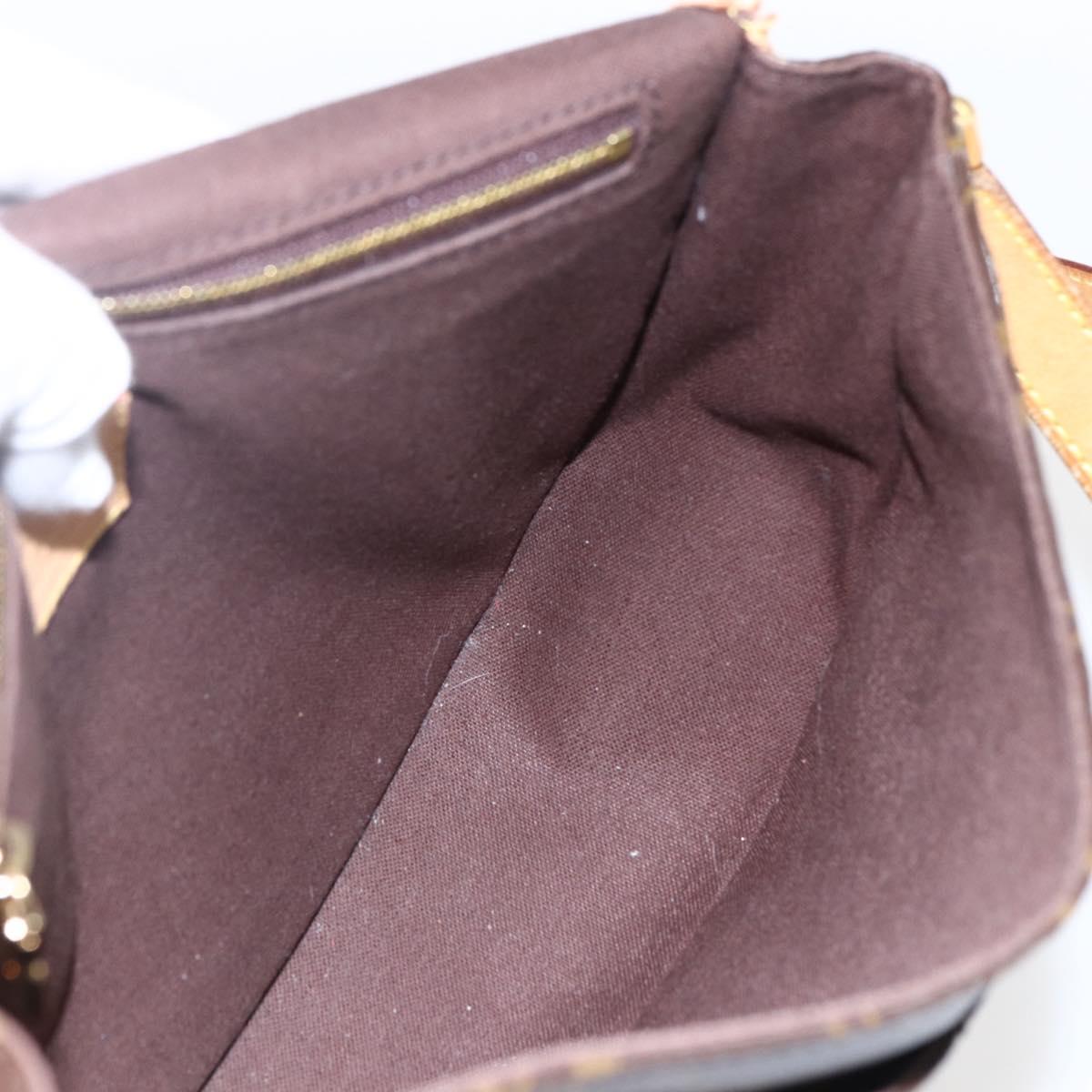 LOUIS VUITTON Monogram Menilmontant PM Shoulder Bag M40474 LV Auth ep13331