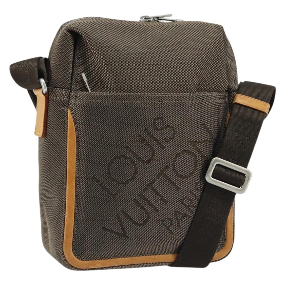 LOUIS VUITTON Damier Geant Sitadan MM Shoulder Bag Brown M93040 LV Auth ep13333