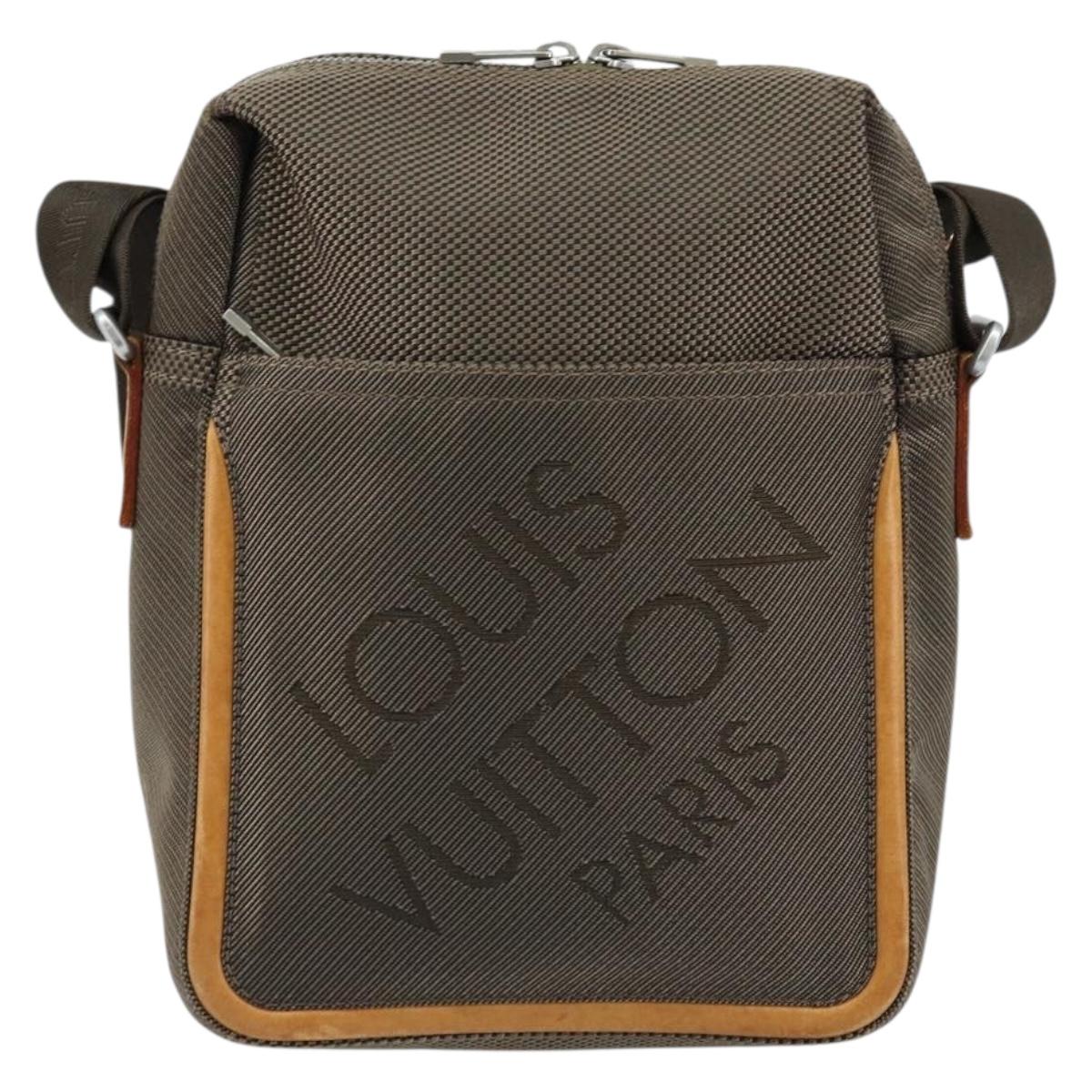 LOUIS VUITTON Damier Geant Sitadan MM Shoulder Bag Brown M93040 LV Auth ep13333