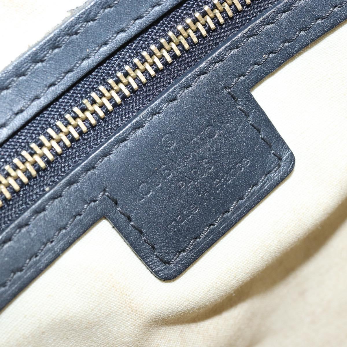 LOUIS VUITTON Monogram Mini Josephine PM Hand Bag Blue M92049 LV Auth ep13340