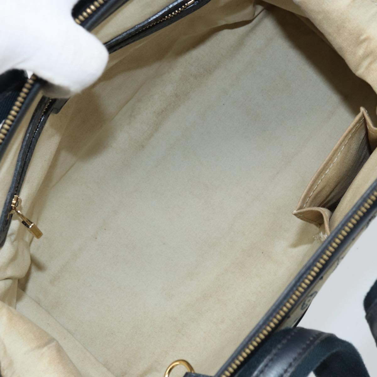 LOUIS VUITTON Monogram Mini Josephine PM Hand Bag Blue M92049 LV Auth ep13340