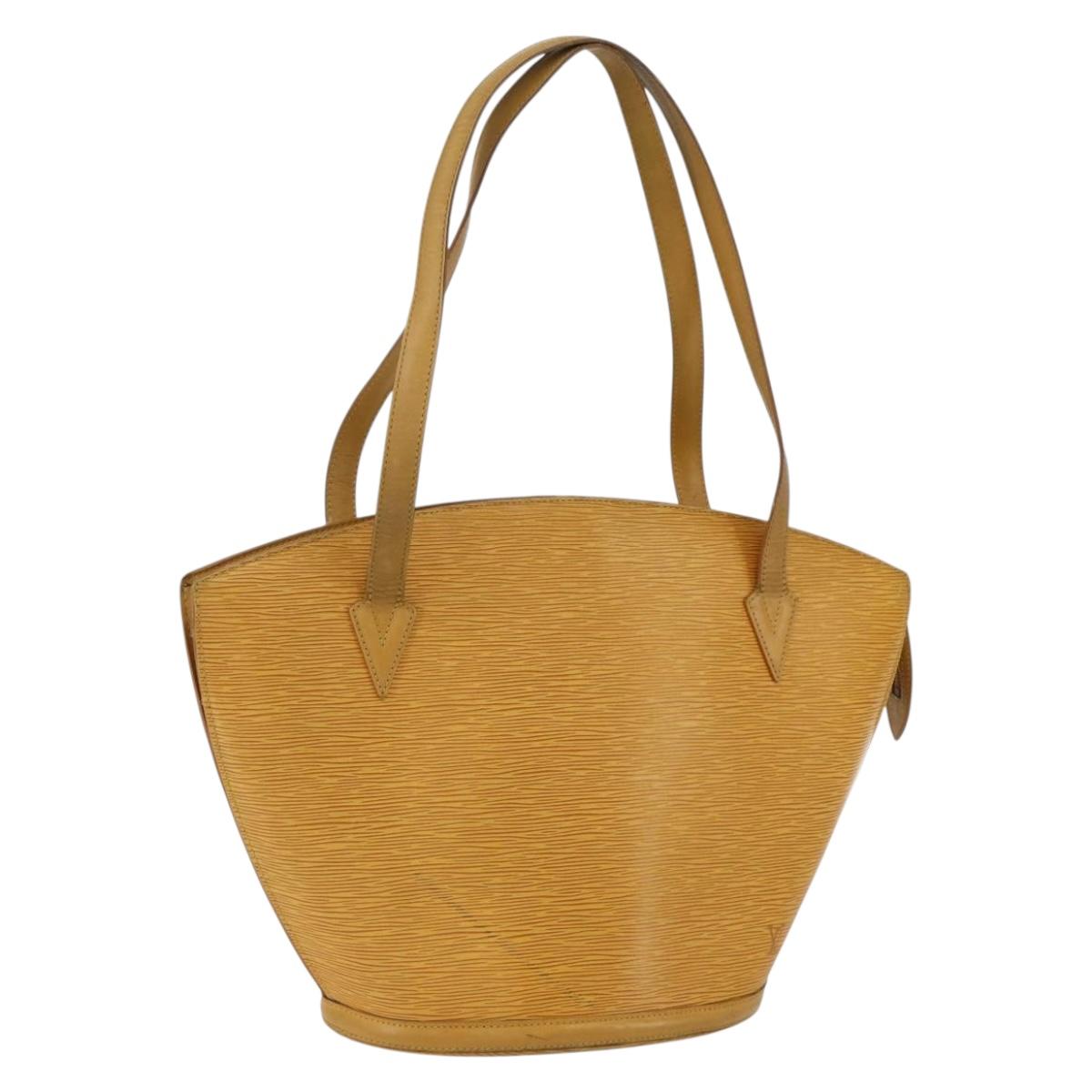 LOUIS VUITTON Epi Saint Jacques Shopping Shoulder Bag Yellow M52269 Auth ep13342
