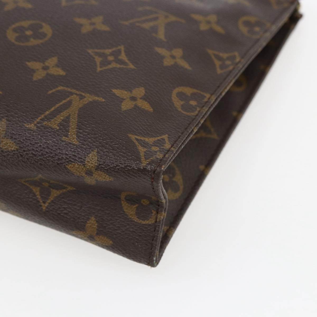 LOUIS VUITTON Monogram Poche Toilette 26 Pouch M47542 LV Auth ep13350