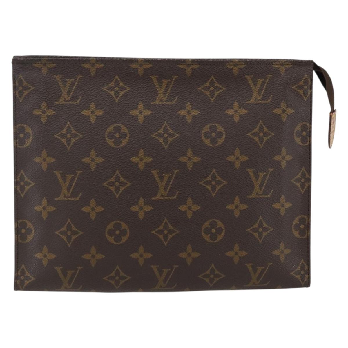 LOUIS VUITTON Monogram Poche Toilette 26 Pouch M47542 LV Auth ep13350