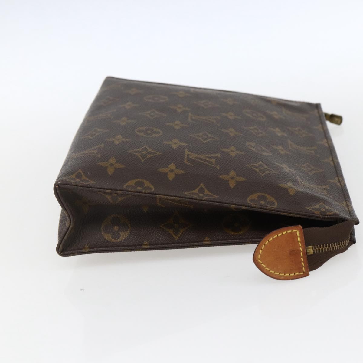 LOUIS VUITTON Monogram Poche Toilette 26 Pouch M47542 LV Auth ep13350
