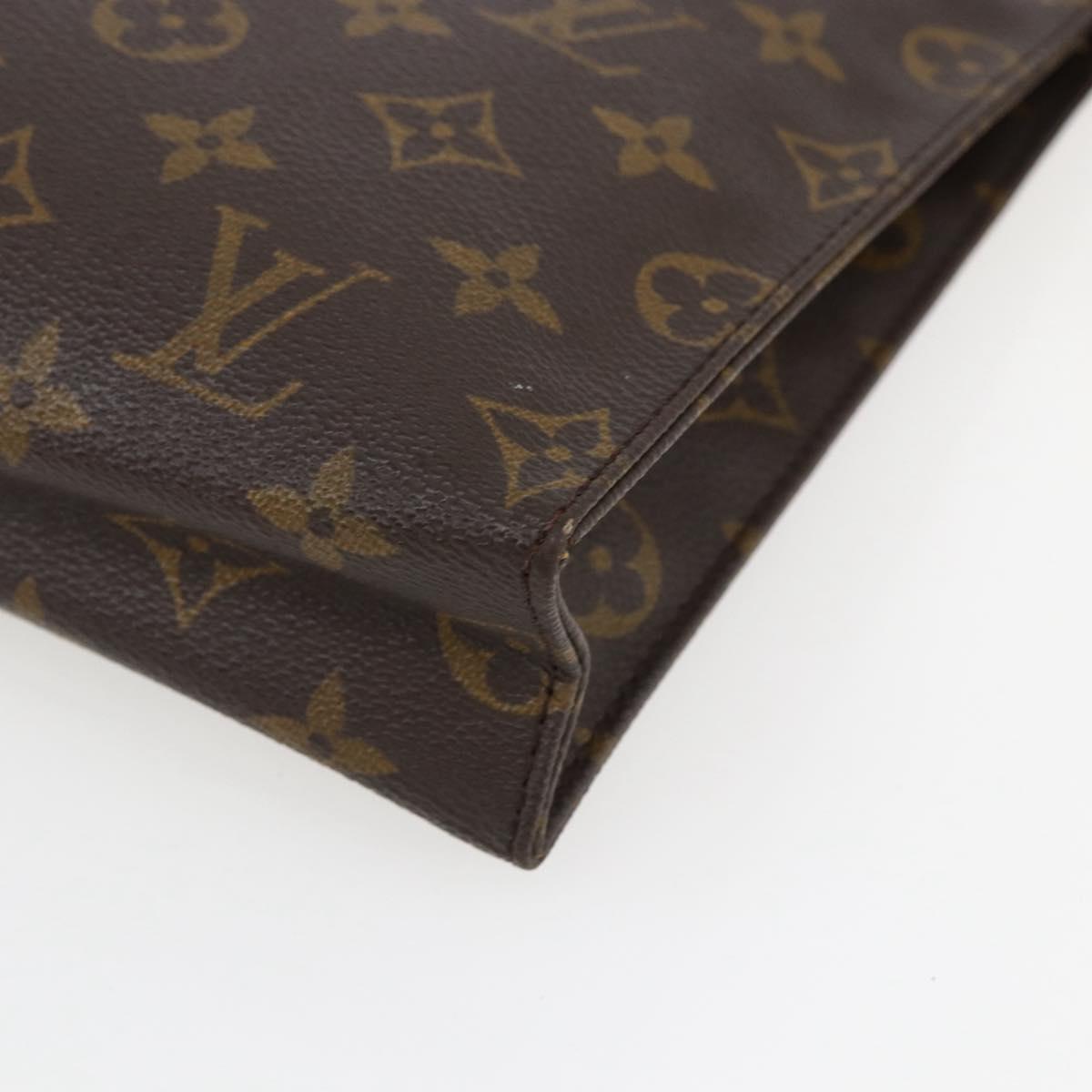 LOUIS VUITTON Monogram Poche Toilette 26 Pouch M47542 LV Auth ep13350