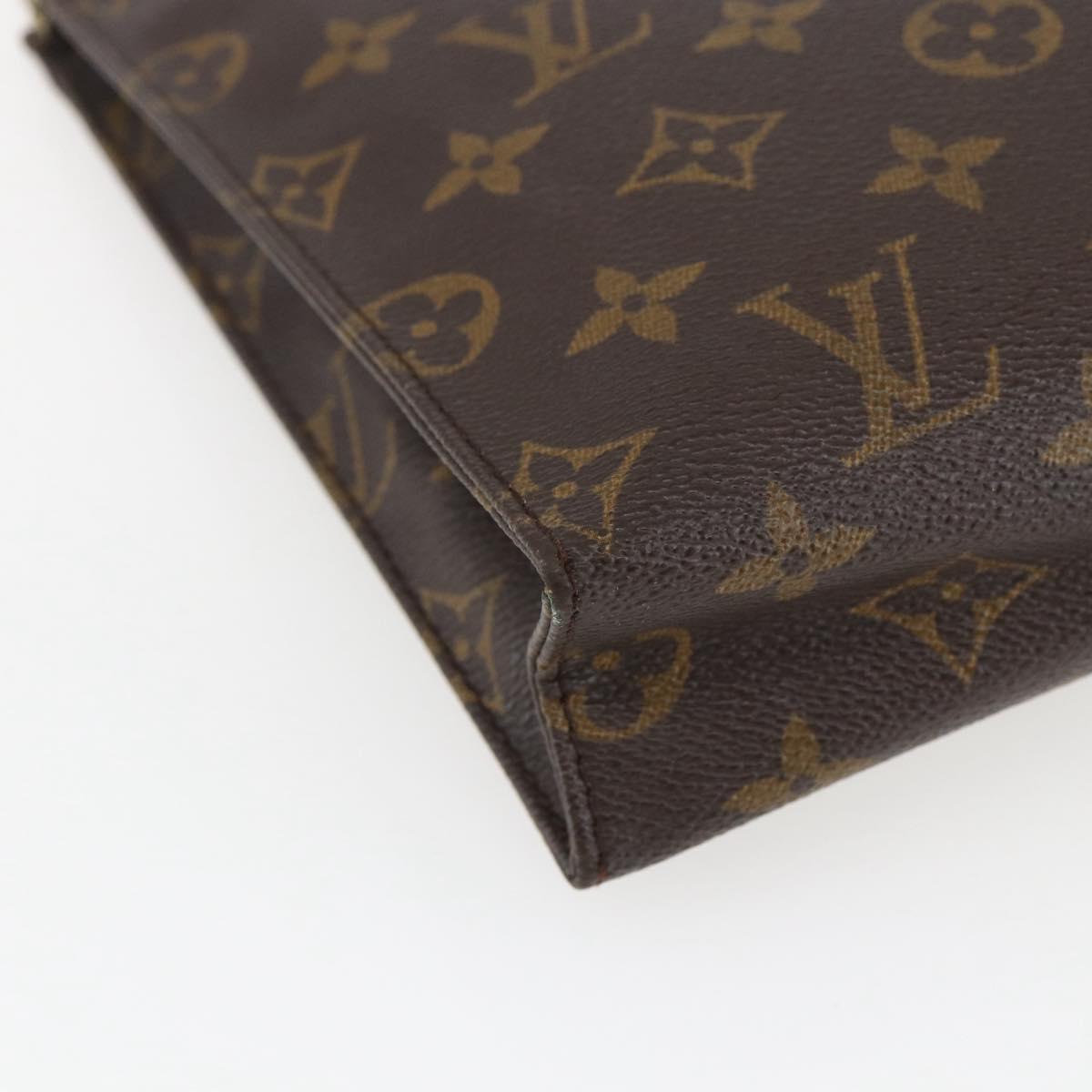 LOUIS VUITTON Monogram Poche Toilette 26 Pouch M47542 LV Auth ep13350