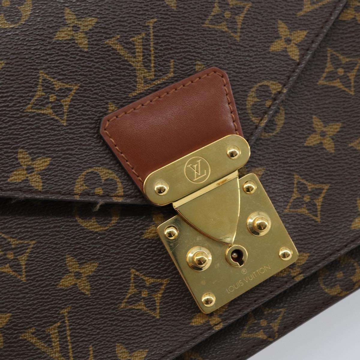 LOUIS VUITTON Monogram Monceau 26 Shoulder Bag M51187 LV Auth ep13374