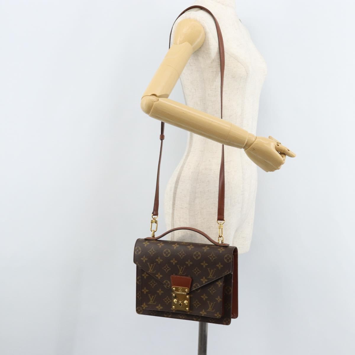 LOUIS VUITTON Monogram Monceau 26 Shoulder Bag M51187 LV Auth ep13374
