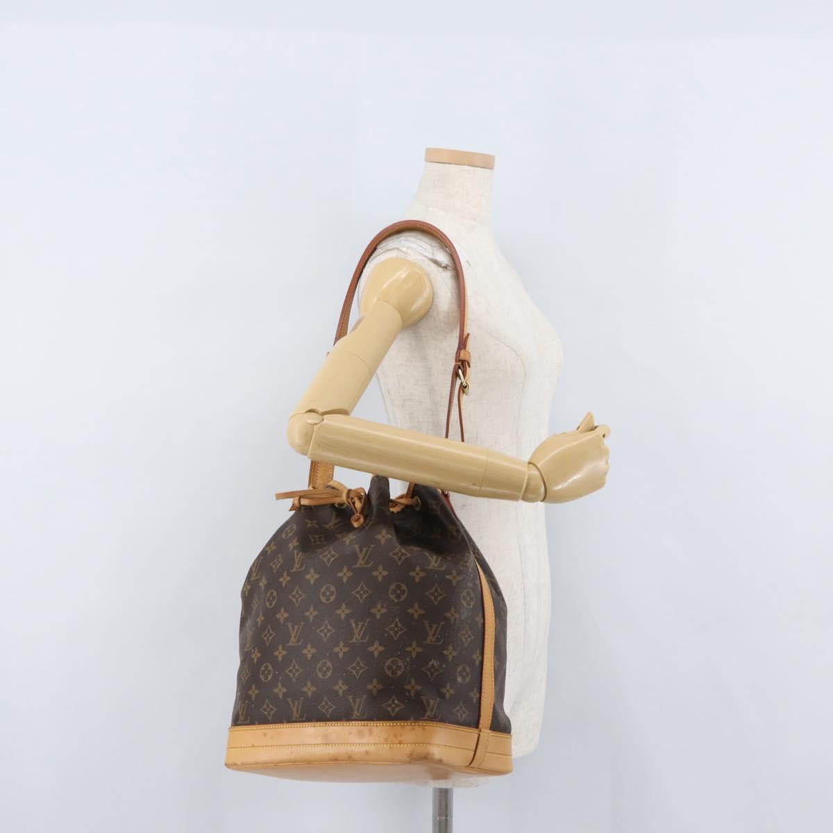 LOUIS VUITTON Monogram Noe Shoulder Bag M42224 LV Auth ep13382
