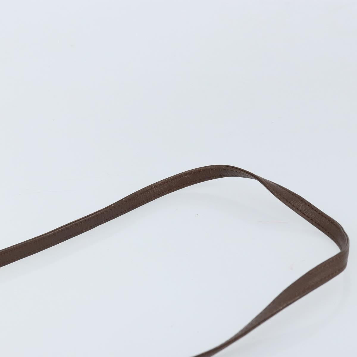 Burberrys Nova Check Shoulder Bag Canvas Beige Gold Auth ep13392