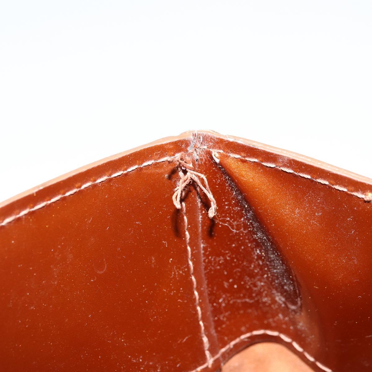 LOUIS VUITTON Monogram Vernis Reade PM Hand Bag Bronze M91146 LV Auth ep13394