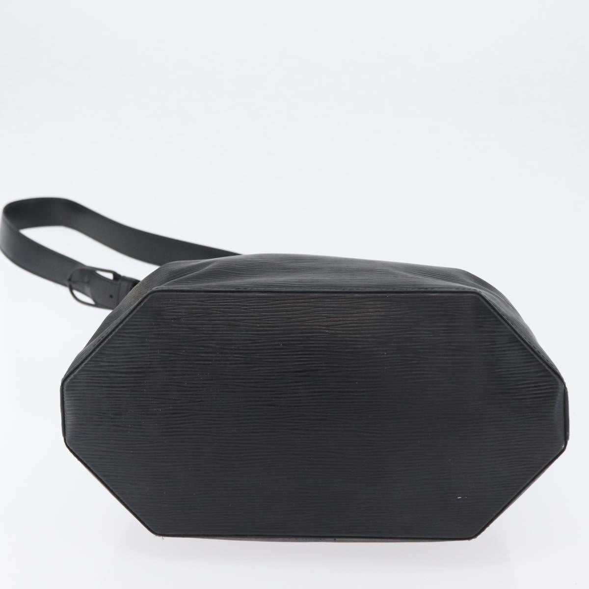 LOUIS VUITTON Epi Sac Depaule GM Shoulder Bag Black M80155 LV Auth ep13409