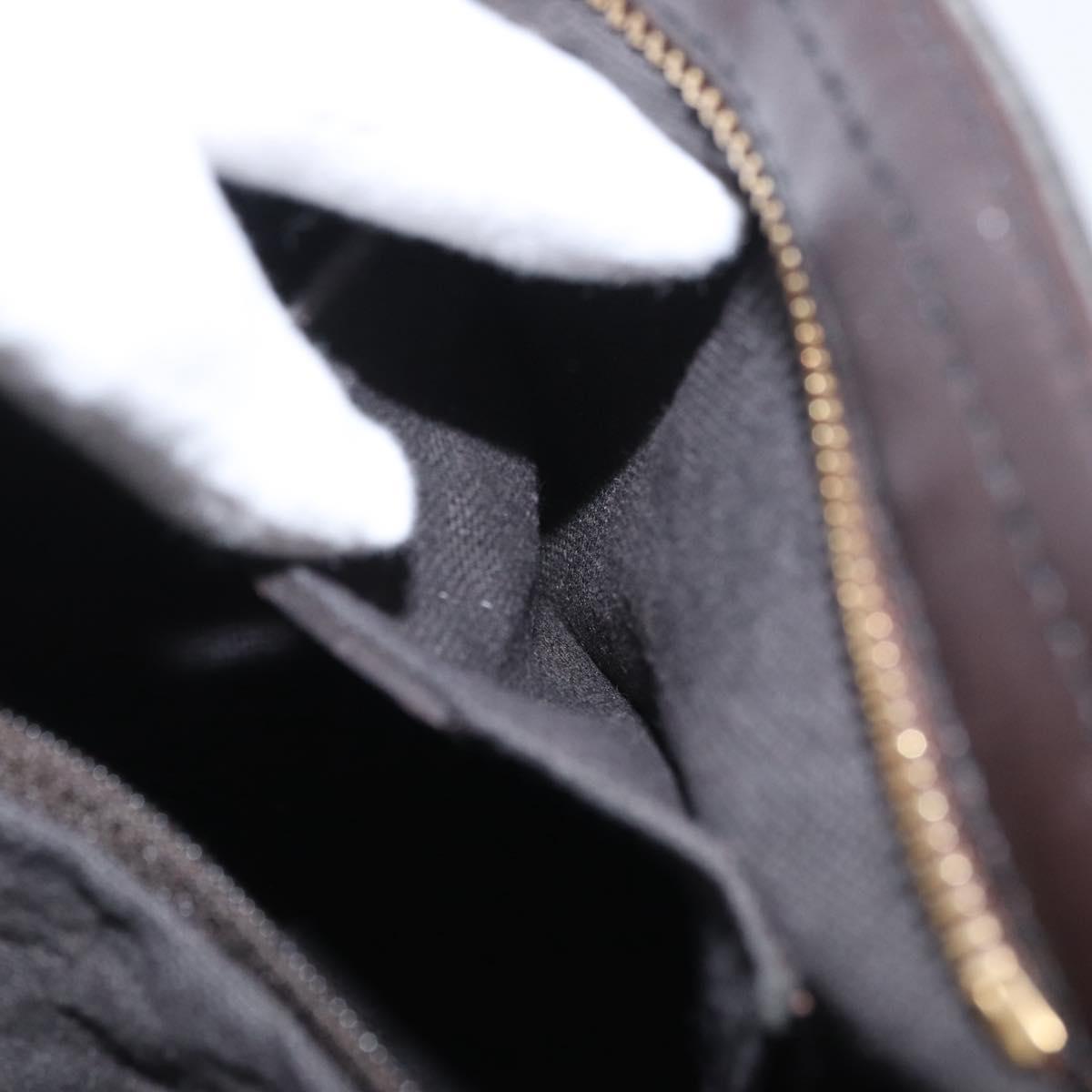 BURBERRY Nova Check Shoulder Bag PVC Beige Gold Auth ep13421V