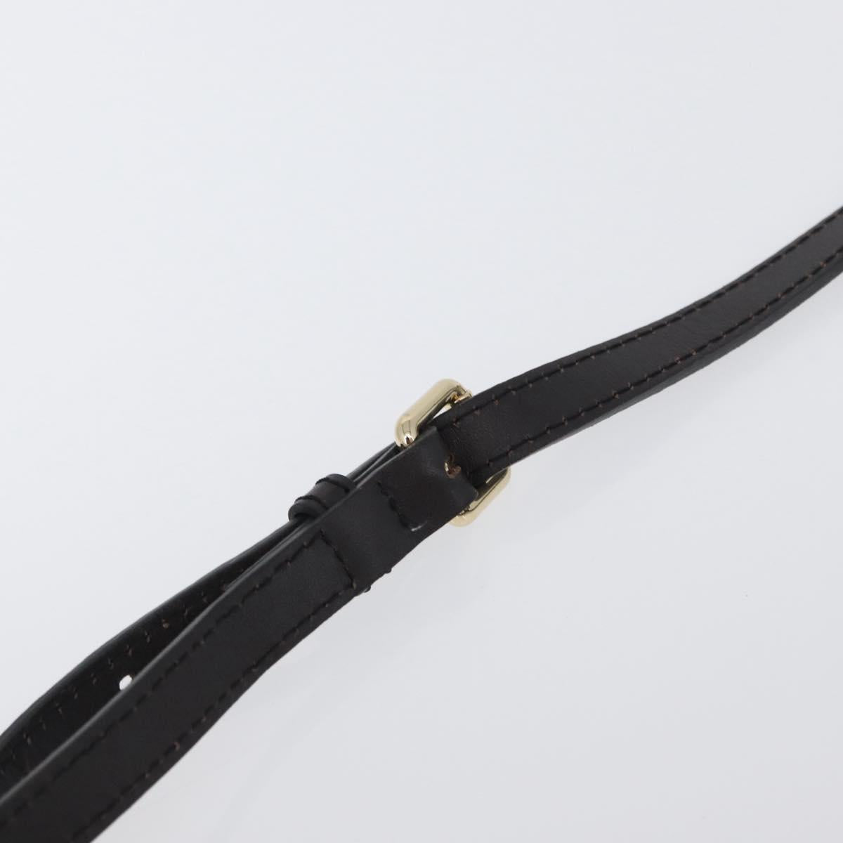 BURBERRY Nova Check Shoulder Bag PVC Beige Gold Auth ep13421V