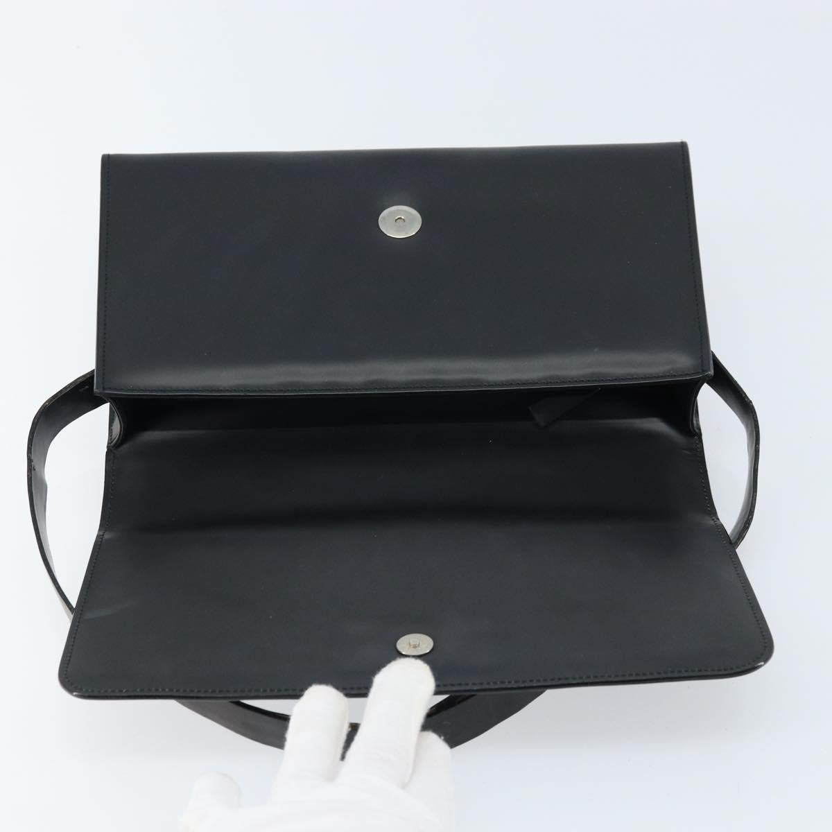 GUCCI Shoulder Bag Leather Black 001 3063 Auth ep13432