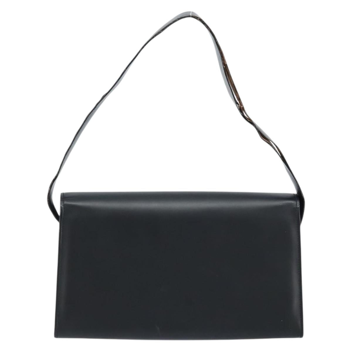 GUCCI Shoulder Bag Leather Black 001 3063 Auth ep13432