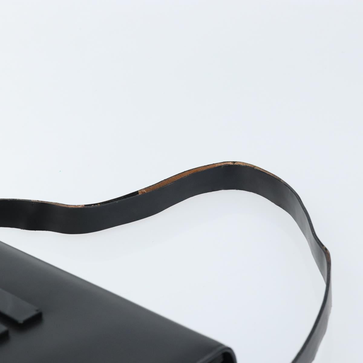 GUCCI Shoulder Bag Leather Black 001 3063 Auth ep13432