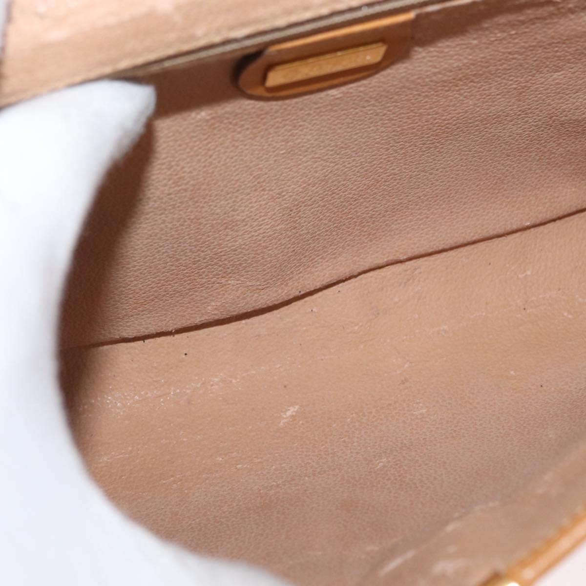 GUCCI Micro GG Supreme Shoulder Bag PVC Beige Gold 004 58 0264 Auth ep13447