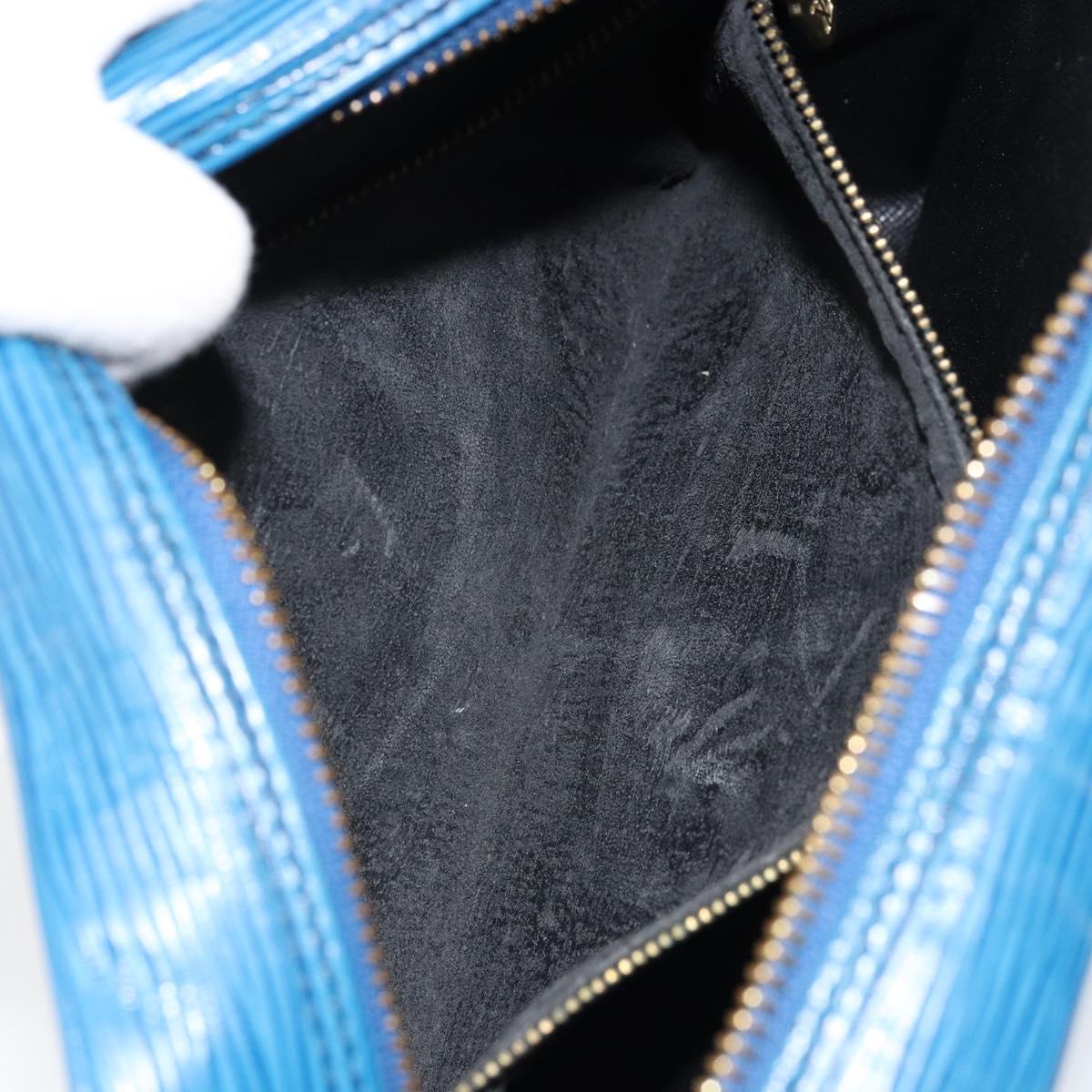 LOUIS VUITTON Epi Trocadero 27 Shoulder Bag Blue M52315 LV Auth ep13452