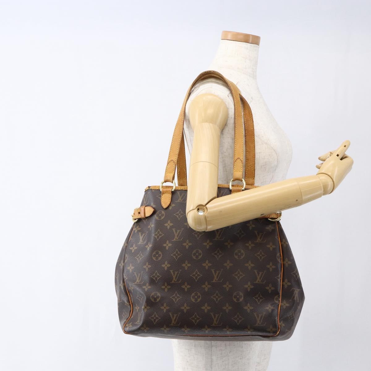 LOUIS VUITTON Monogram Batignolles Vertical Tote Bag M51153 LV Auth ep13457