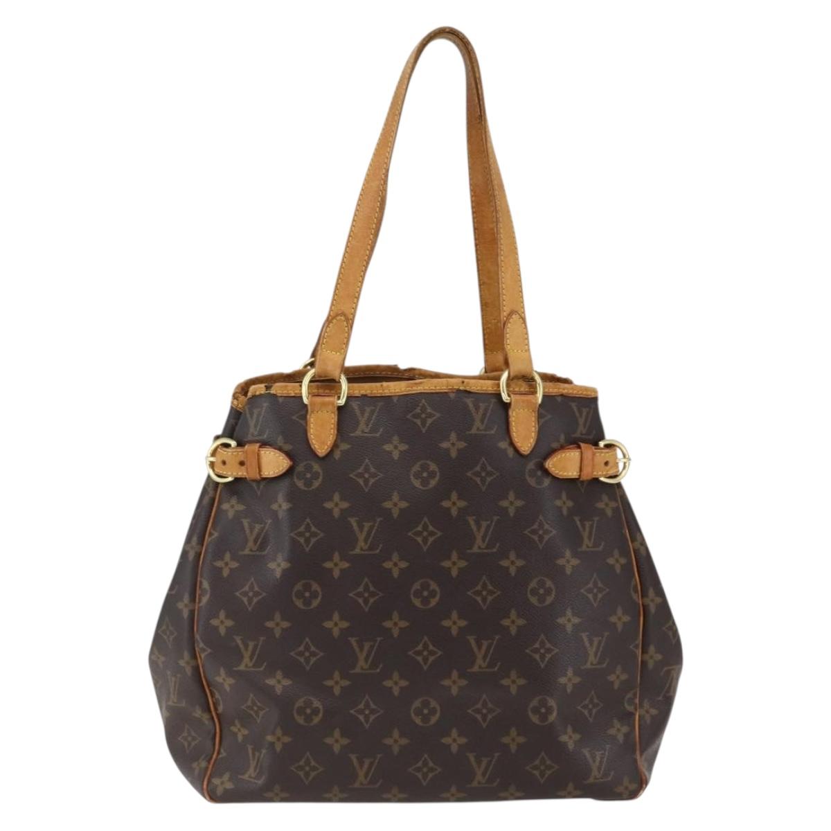 LOUIS VUITTON Monogram Batignolles Vertical Tote Bag M51153 LV Auth ep13457