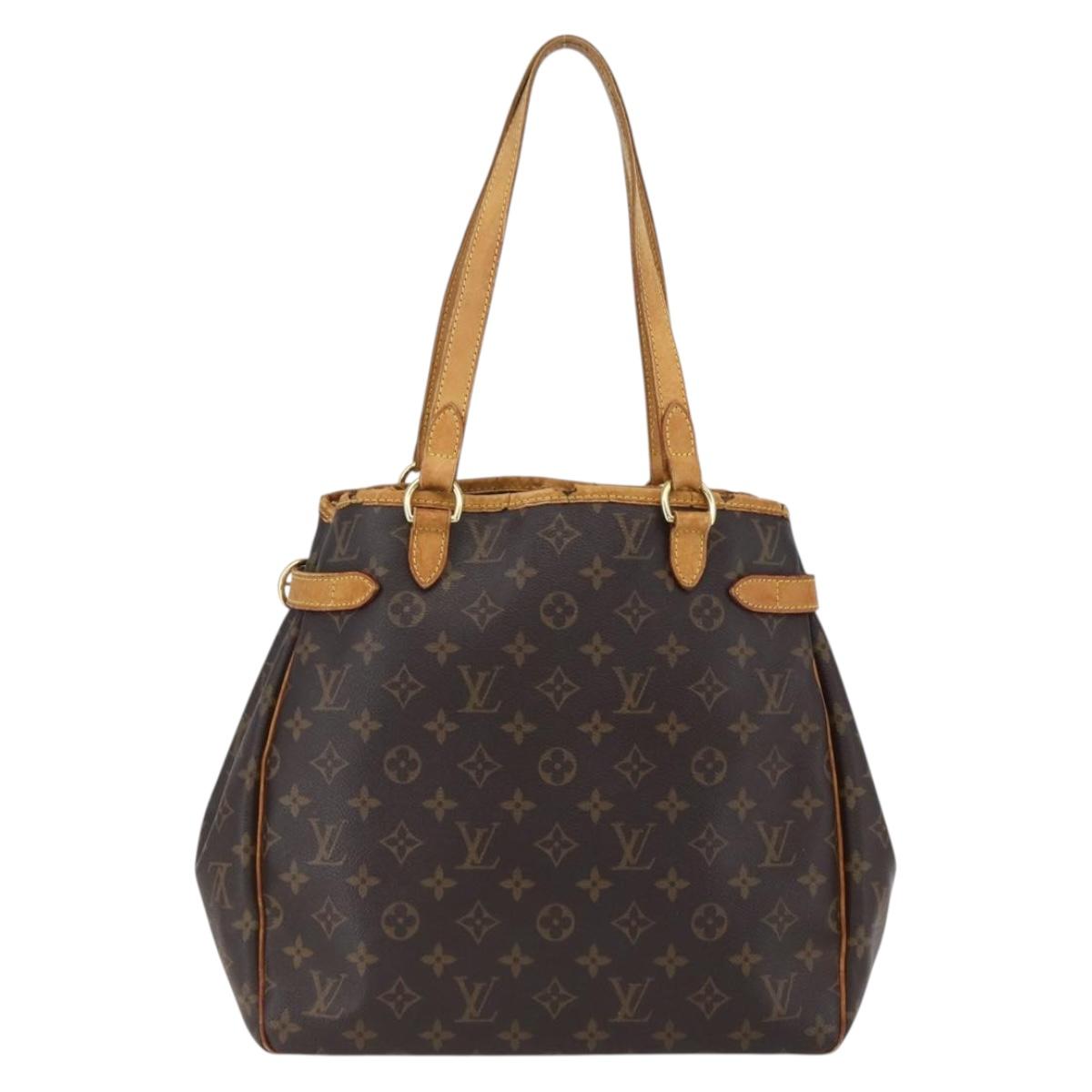 LOUIS VUITTON Monogram Batignolles Vertical Tote Bag M51153 LV Auth ep13457
