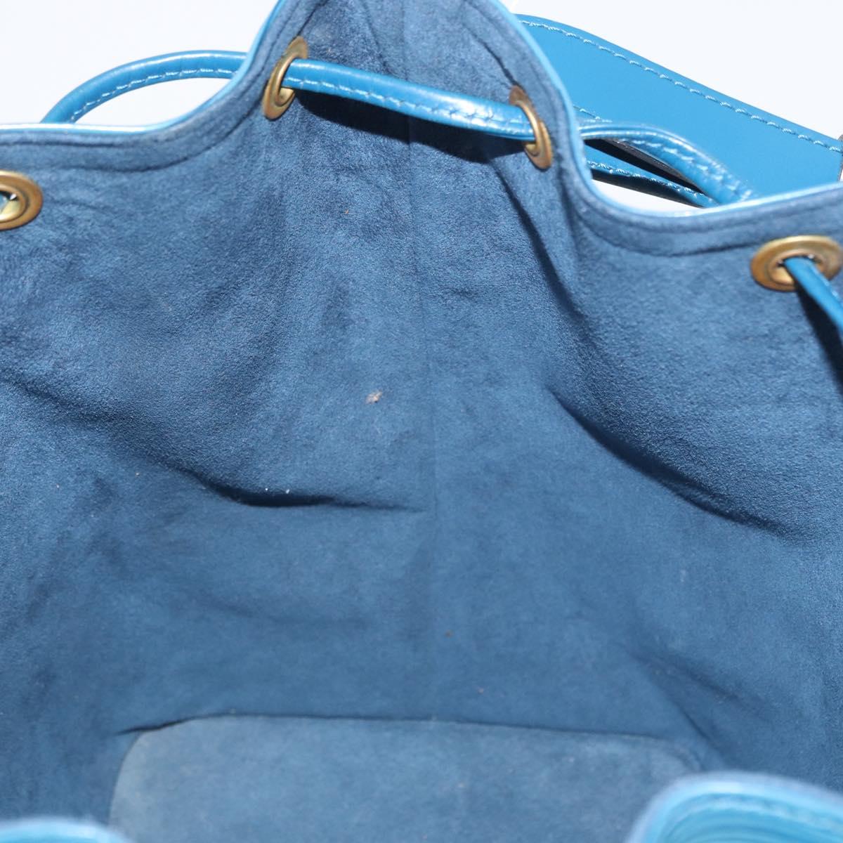 LOUIS VUITTON Epi Petit Noe Shoulder Bag Blue M44105 LV Auth ep13458