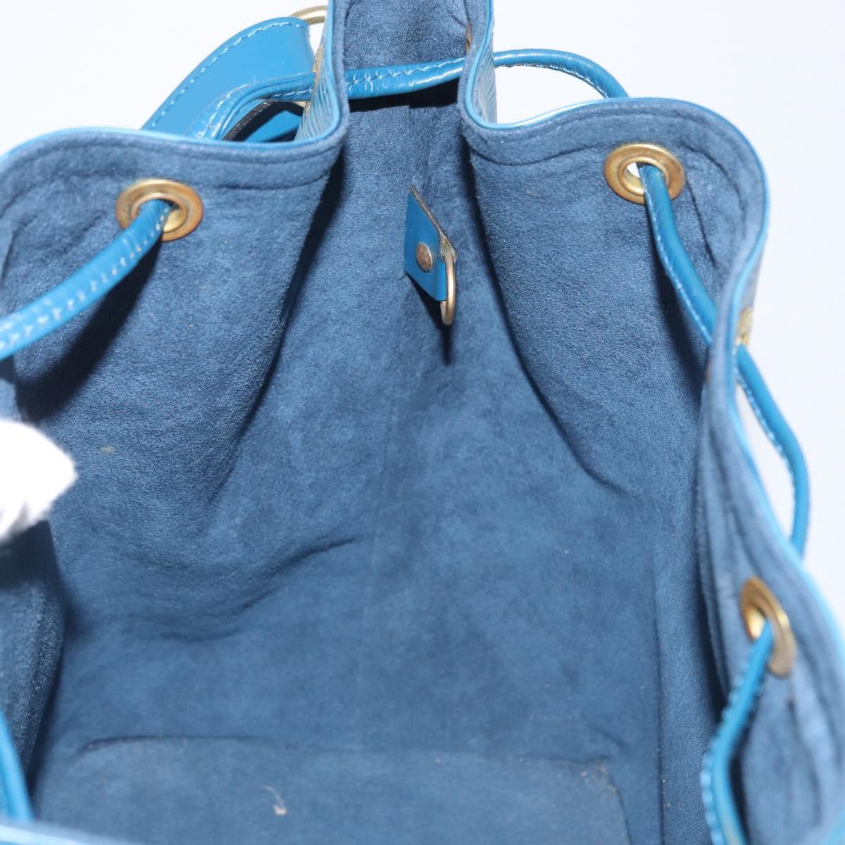 LOUIS VUITTON Epi Petit Noe Shoulder Bag Blue M44105 LV Auth ep13458