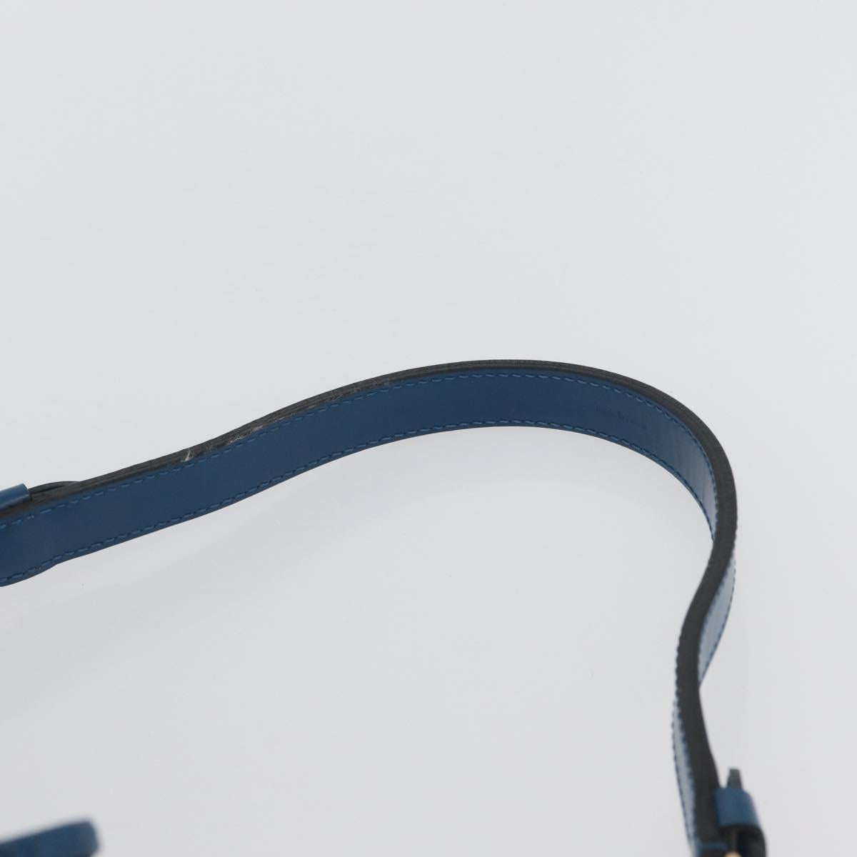 LOUIS VUITTON Epi Petit Noe Shoulder Bag Blue M44105 LV Auth ep13458